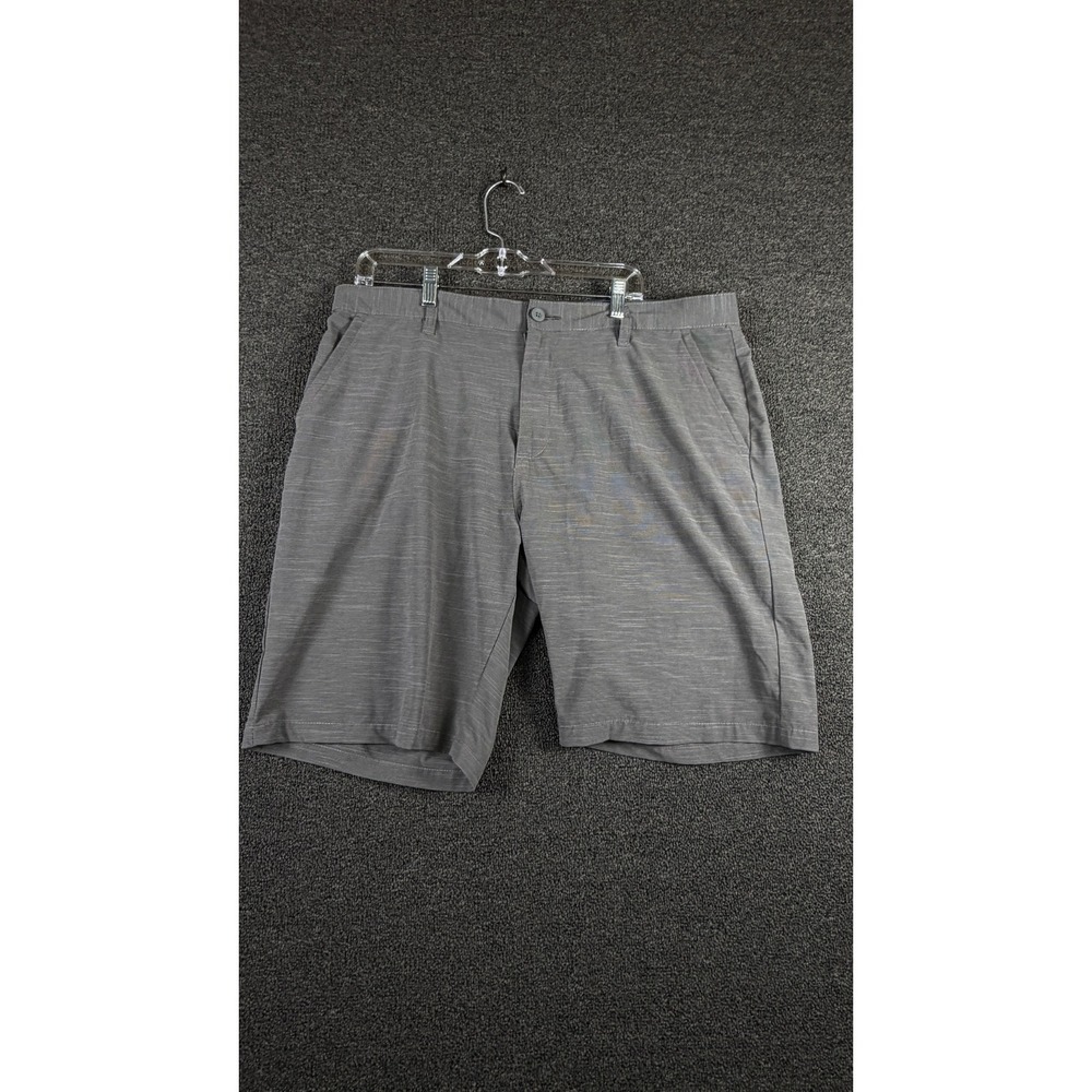 Surf Style Mens Hybrid Shorts Grey Heathered Stretch Size 38 SS GREY